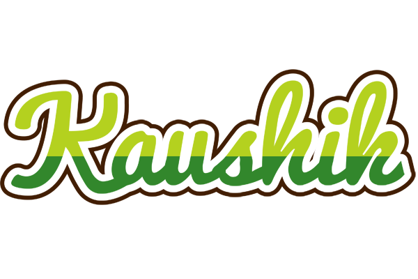 Kaushik golfing logo