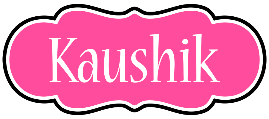 Kaushik invitation logo