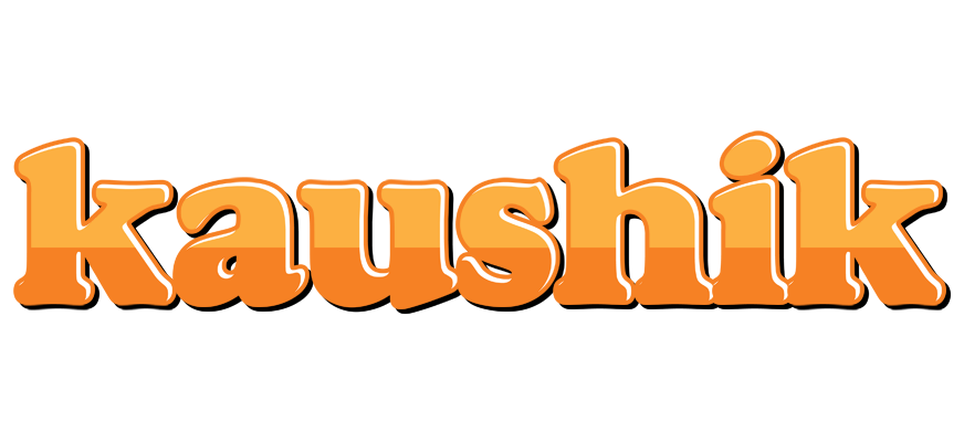 Kaushik orange logo