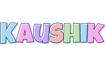 Kaushik pastel logo