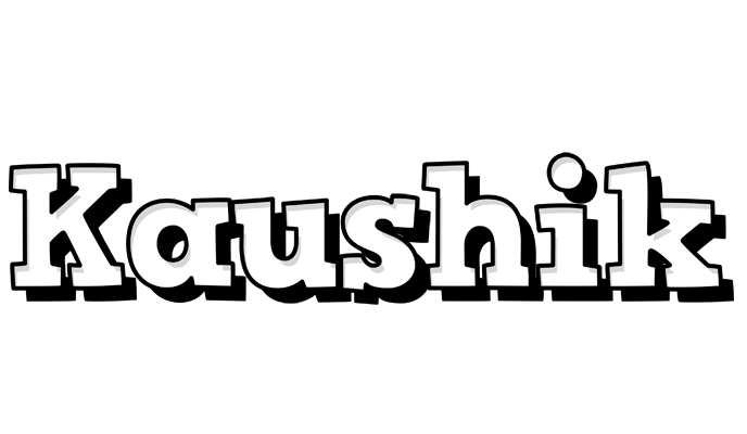 Kaushik snowing logo