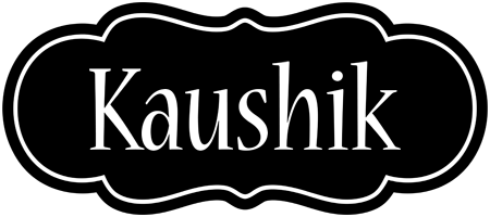 Kaushik welcome logo
