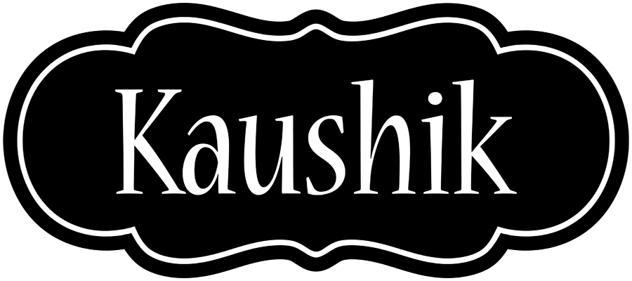 Kaushik welcome logo