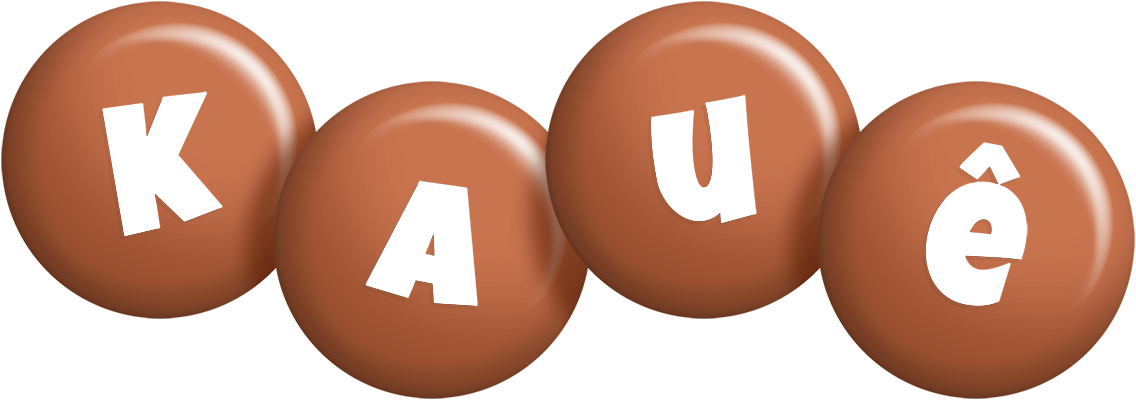 Kauê candy-brown logo