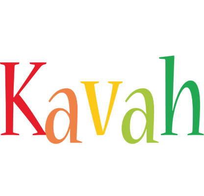 Kavah birthday logo