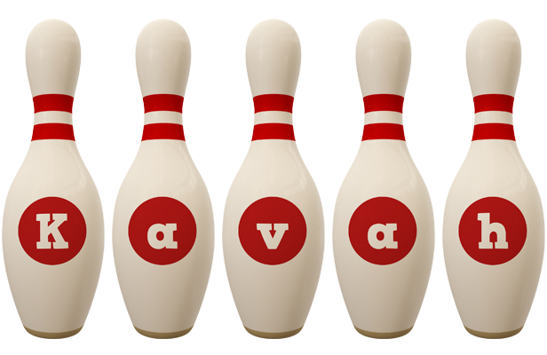 Kavah bowling-pin logo