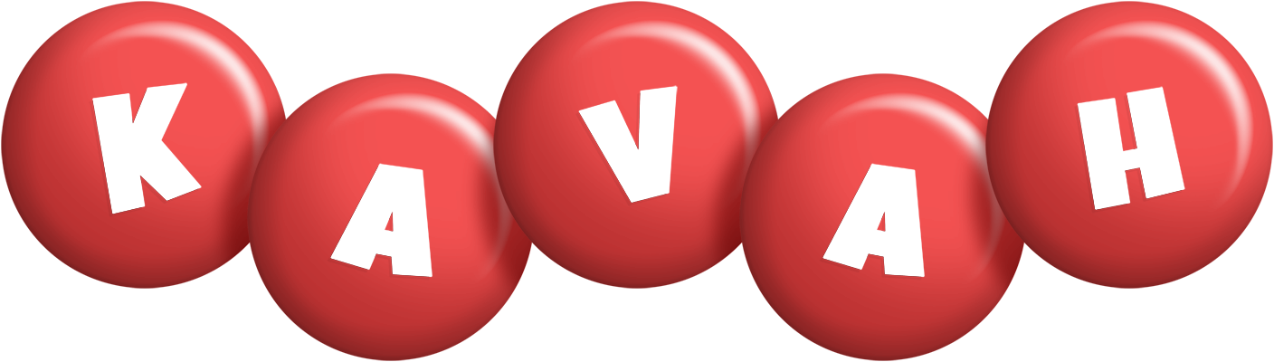 Kavah candy-red logo