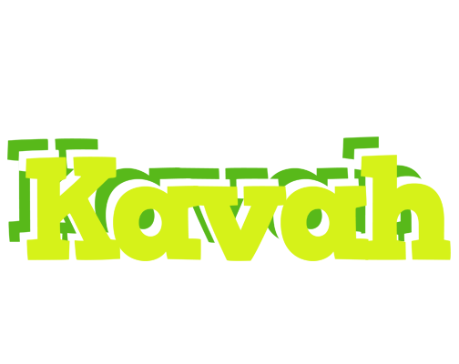 Kavah citrus logo