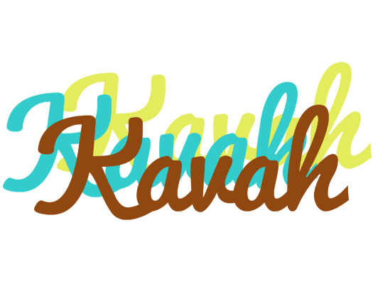 Kavah cupcake logo
