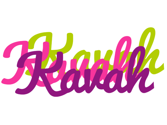 Kavah flowers logo
