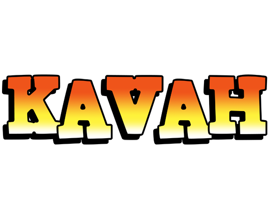 Kavah sunset logo