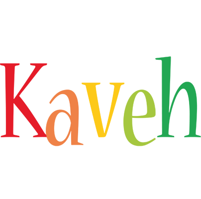Kaveh birthday logo