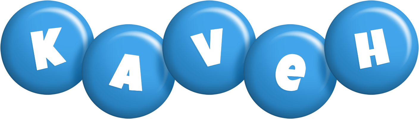 Kaveh candy-blue logo