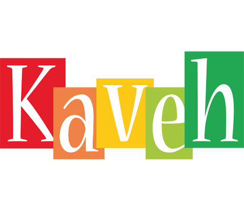 Kaveh colors logo