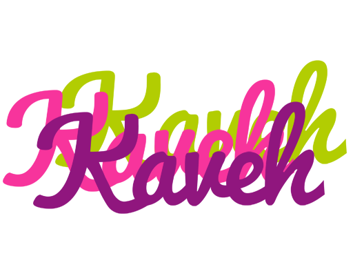 Kaveh flowers logo