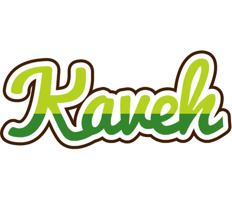 Kaveh golfing logo
