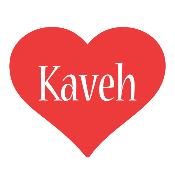 Kaveh love logo