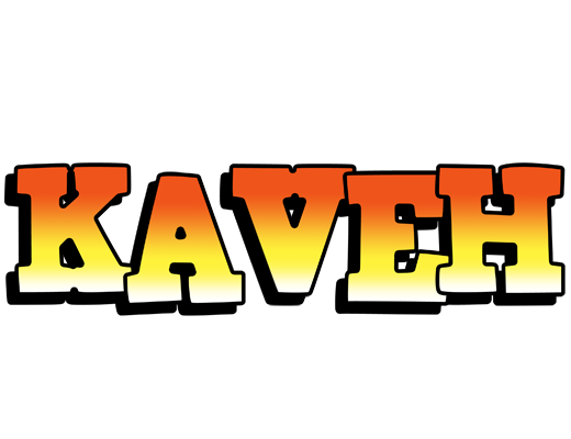 Kaveh sunset logo