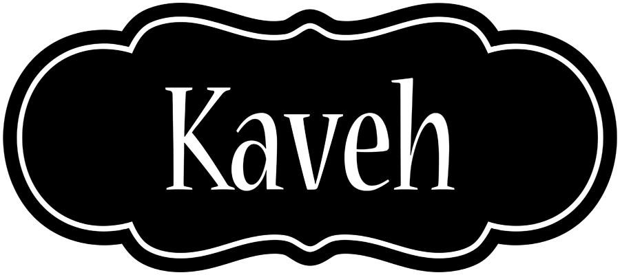 Kaveh welcome logo