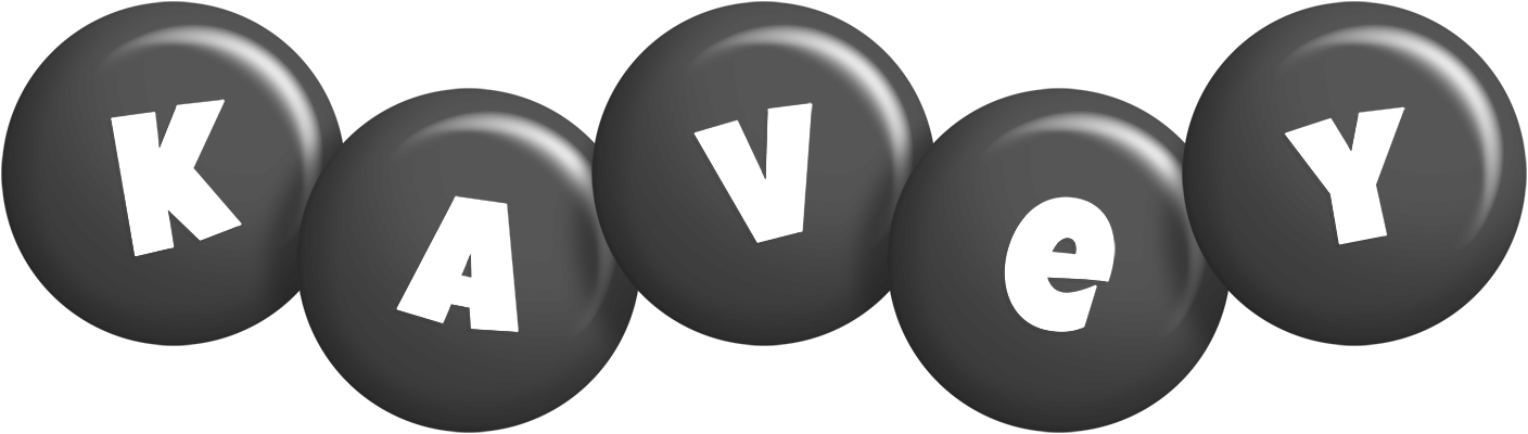 Kavey candy-black logo