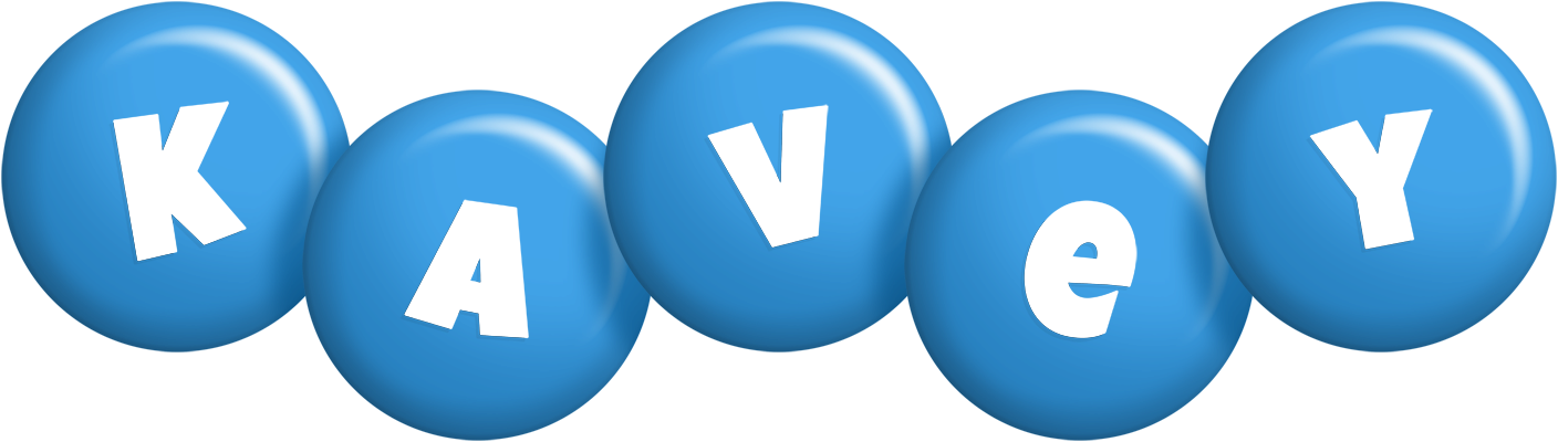 Kavey candy-blue logo