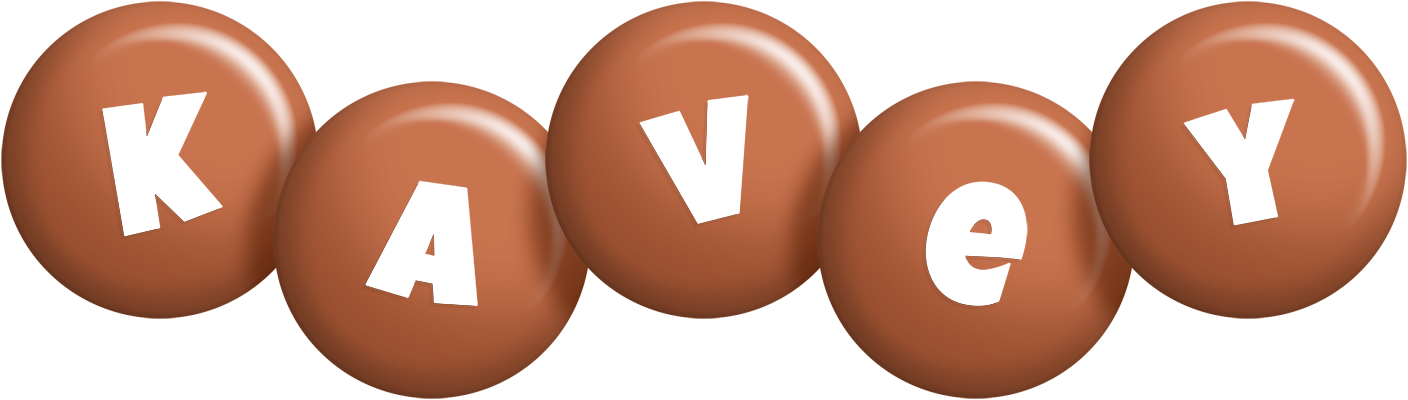 Kavey candy-brown logo