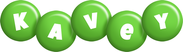 Kavey candy-green logo