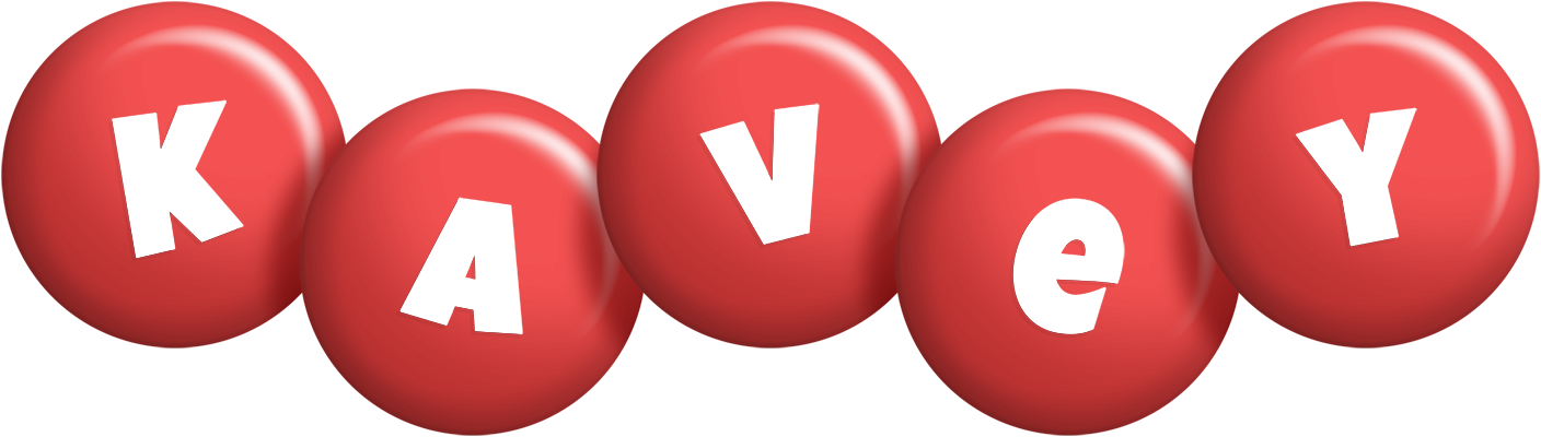 Kavey candy-red logo