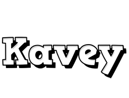 Kavey snowing logo