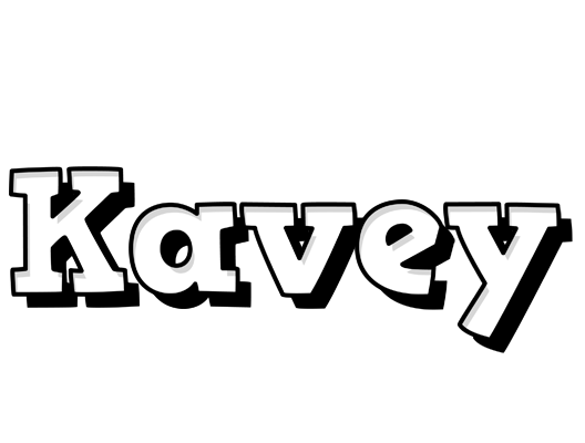 Kavey snowing logo