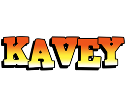 Kavey sunset logo