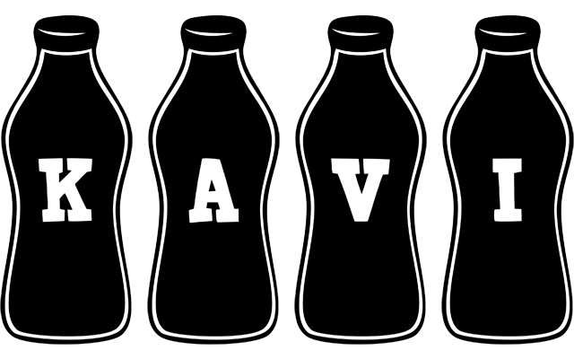 Kavi bottle logo