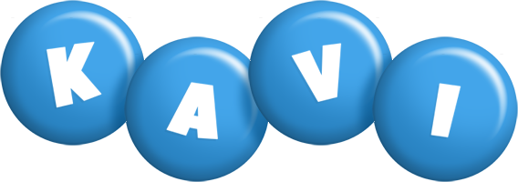 Kavi candy-blue logo