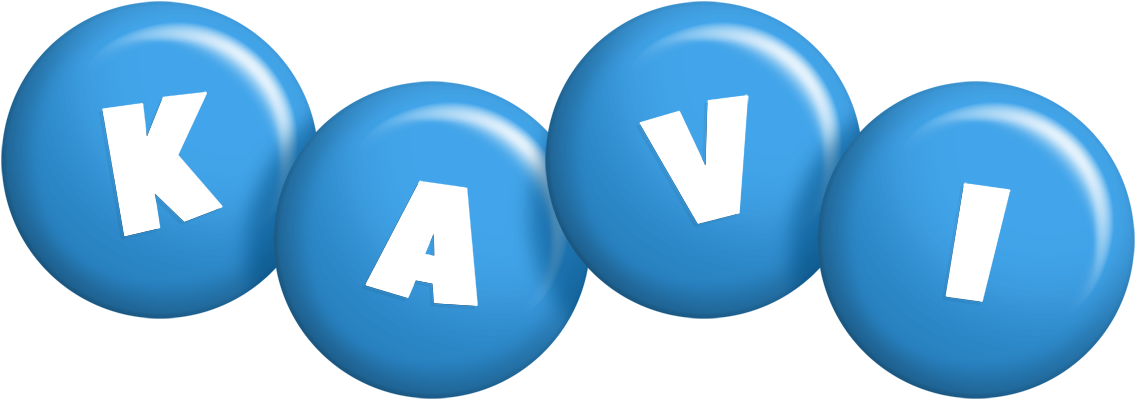 Kavi candy-blue logo