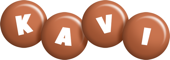 Kavi candy-brown logo