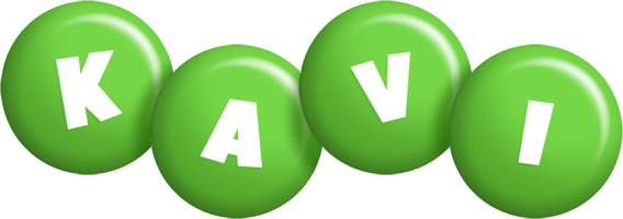 Kavi candy-green logo