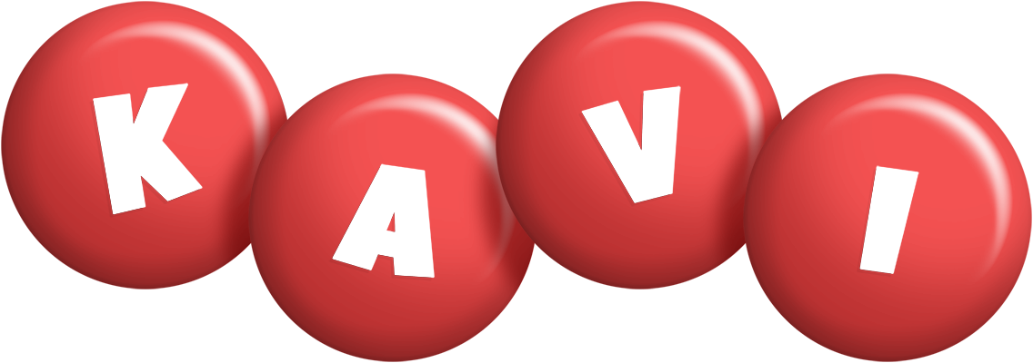 Kavi candy-red logo