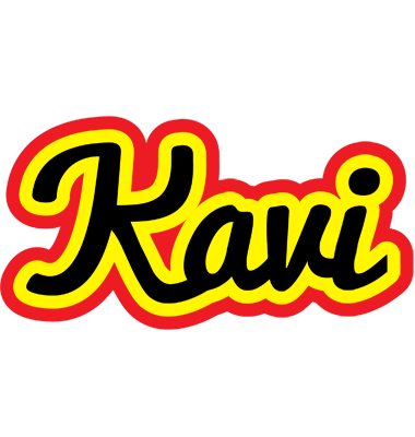 Kavi flaming logo