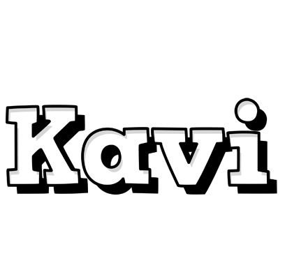 Kavi snowing logo