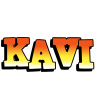 Kavi sunset logo