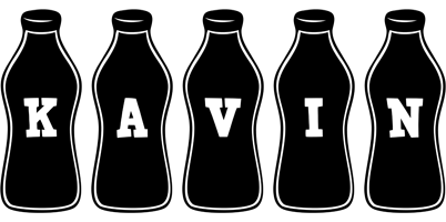 Kavin bottle logo