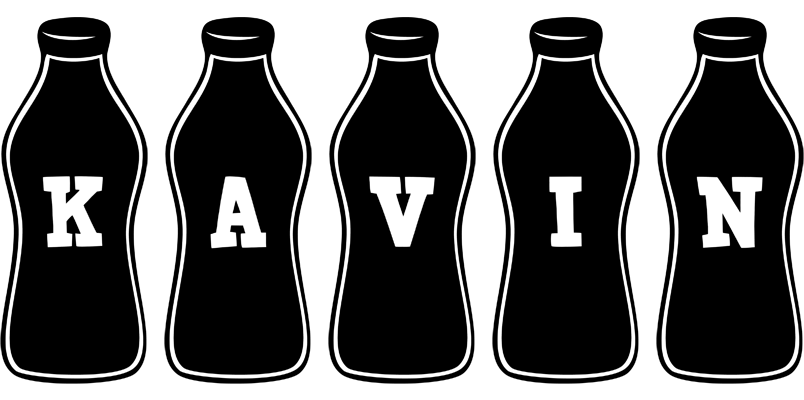 Kavin bottle logo