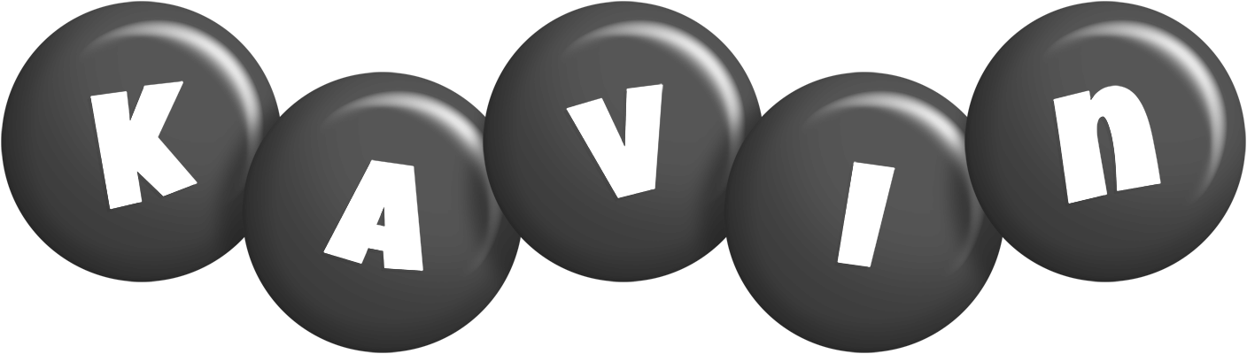 Kavin candy-black logo