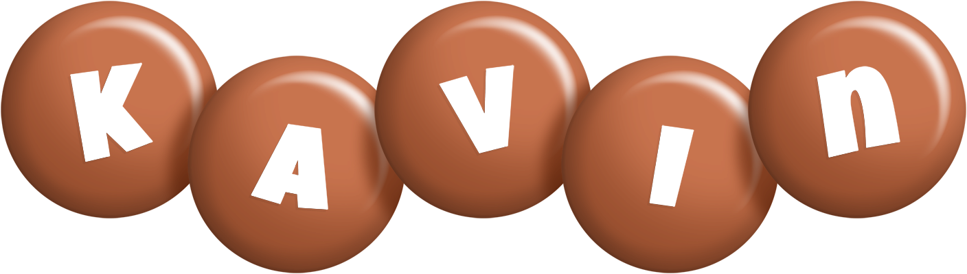 Kavin candy-brown logo