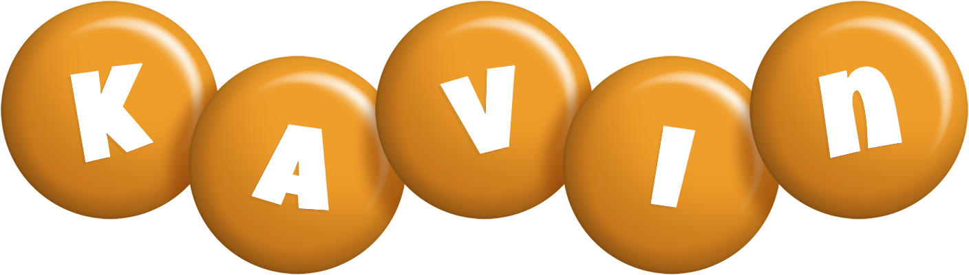 Kavin candy-orange logo