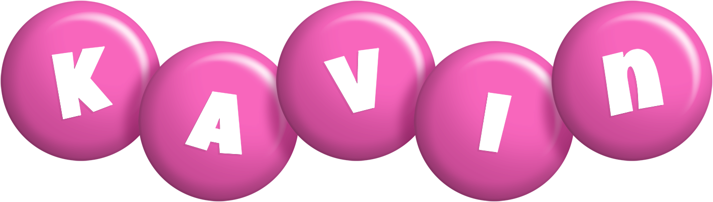 Kavin candy-pink logo