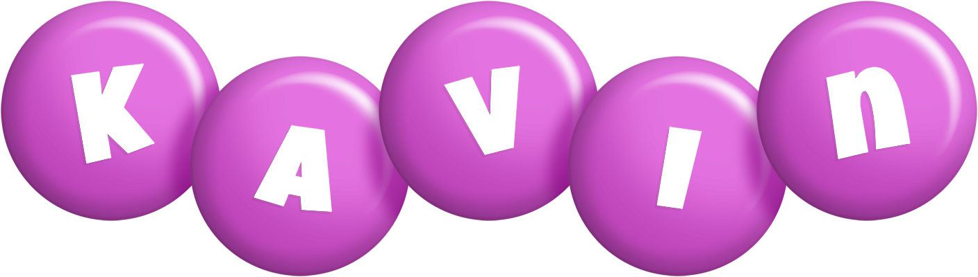 Kavin candy-purple logo