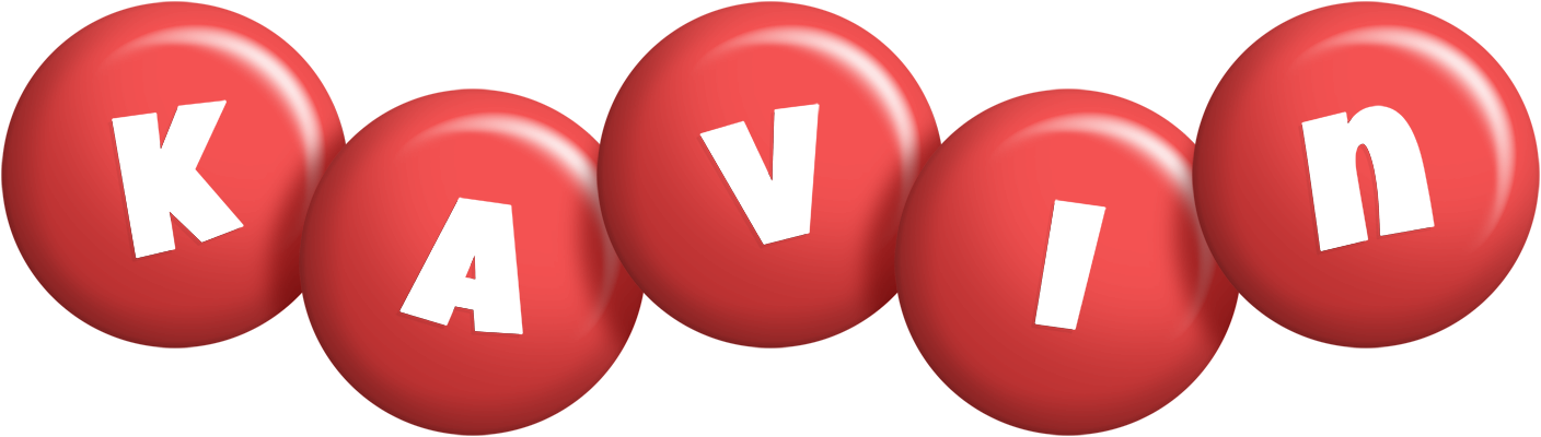 Kavin candy-red logo