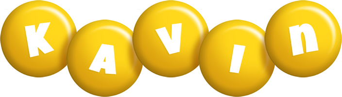 Kavin candy-yellow logo