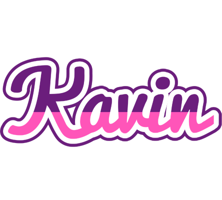 Kavin cheerful logo
